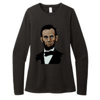 Abraham Lincoln Color Sketch Womens CVC Long Sleeve Shirt