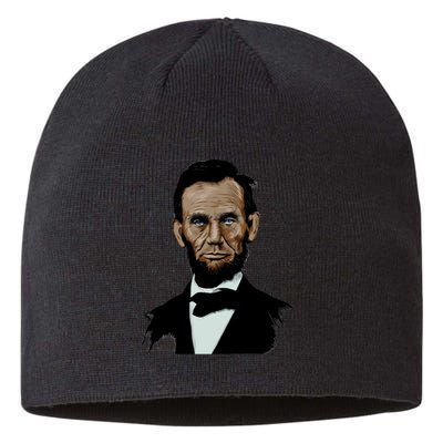 Abraham Lincoln Color Sketch Sustainable Beanie