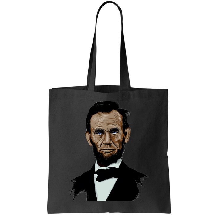 Abraham Lincoln Color Sketch Bag