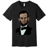 Abraham Lincoln Color Sketch Premium T-Shirt