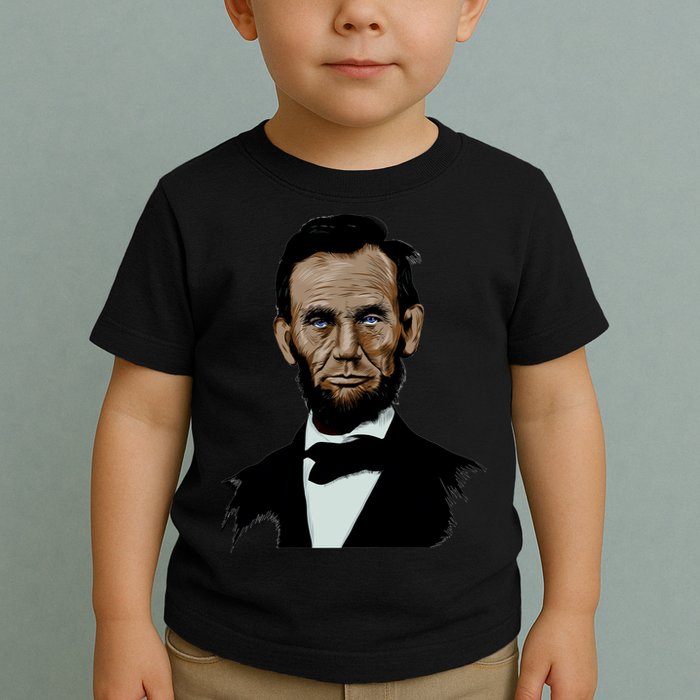 Abraham Lincoln Color Sketch Toddler T-Shirt