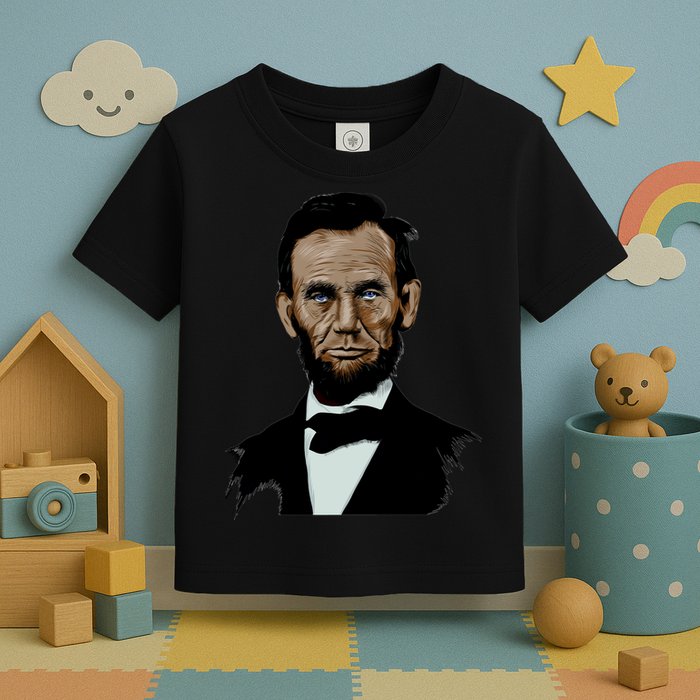 Abraham Lincoln Color Sketch Toddler T-Shirt