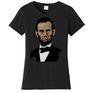 Abraham Lincoln Color Sketch Women's T-Shirt