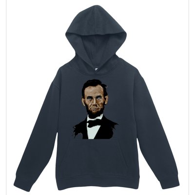 Abraham Lincoln Color Sketch Urban Pullover Hoodie