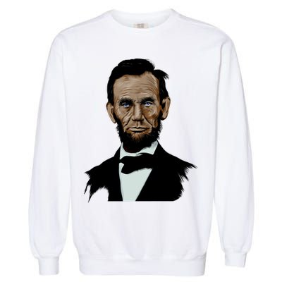 Abraham Lincoln Color Sketch Garment-Dyed Sweatshirt