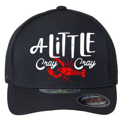 A Little Cray Crawfish Boils Flexfit Unipanel Trucker Cap