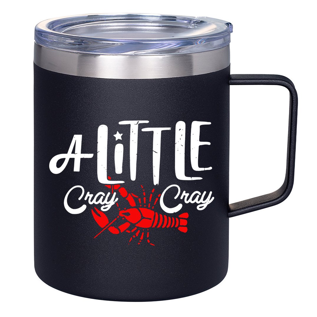 A Little Cray Crawfish Boils 12oz Stainless Steel Coffee Mug