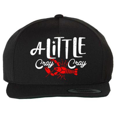 A Little Cray Crawfish Boils Wool Snapback Cap