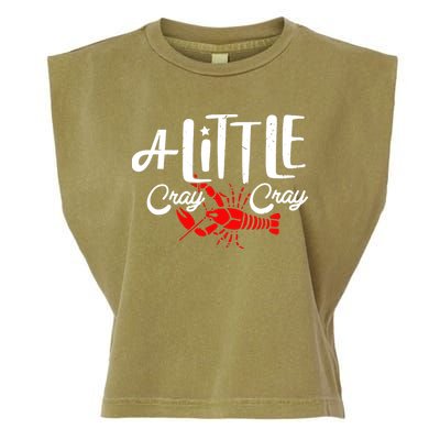 A Little Cray Crawfish Boils Garment-Dyed Women's Muscle Tee