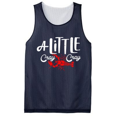 A Little Cray Crawfish Boils Mesh Reversible Basketball Jersey Tank