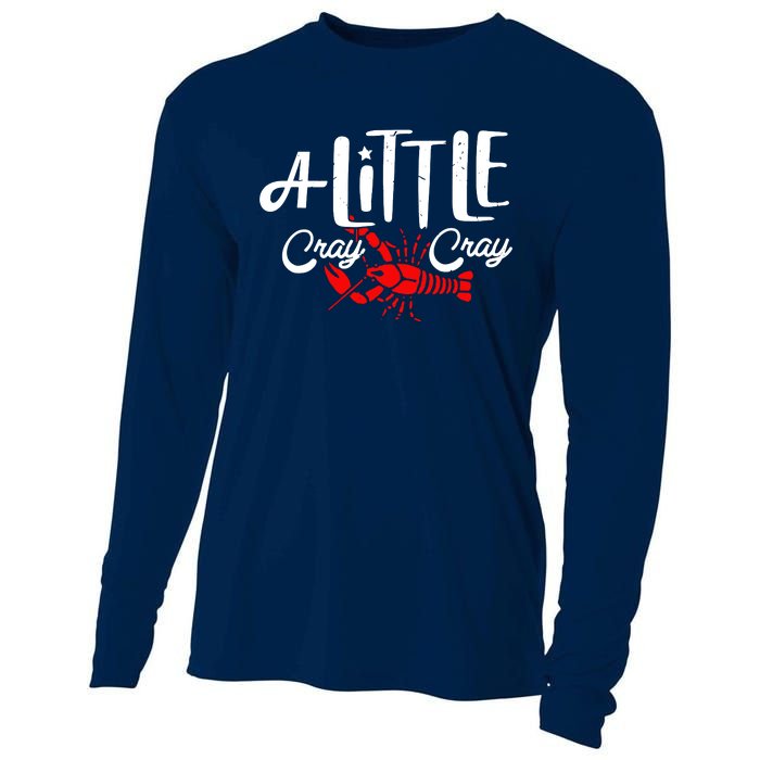 A Little Cray Crawfish Boils Cooling Performance Long Sleeve Crew