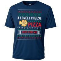 A Lovely Cheese Pizza Just For Me Ugly Christmas Cooling Performance Crew T-Shirt