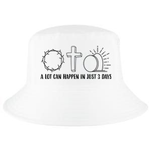 A Lot Can Happen In Just 3 Days Jesus Easter Cool Comfort Performance Bucket Hat