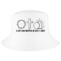 A Lot Can Happen In Just 3 Days Jesus Easter Cool Comfort Performance Bucket Hat