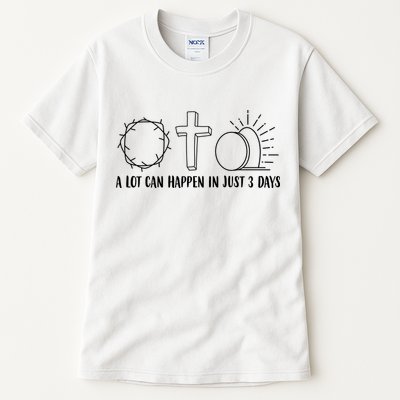 A Lot Can Happen In Just 3 Days Jesus Easter Tall T-Shirt