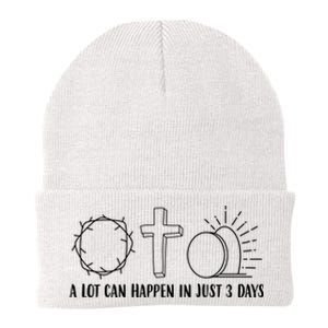 A Lot Can Happen In Just 3 Days Jesus Easter Knit Cap Winter Beanie