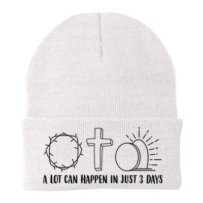 A Lot Can Happen In Just 3 Days Jesus Easter Beanie
