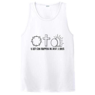 A Lot Can Happen In Just 3 Days Jesus Easter PosiCharge Competitor Tank