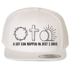 A Lot Can Happen In Just 3 Days Jesus Easter Wool Snapback Cap