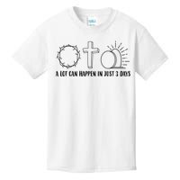 A Lot Can Happen In Just 3 Days Jesus Easter Kids T-Shirt