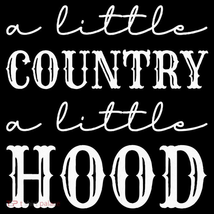 A Little Country A Little Hood Southern Tall T-Shirt