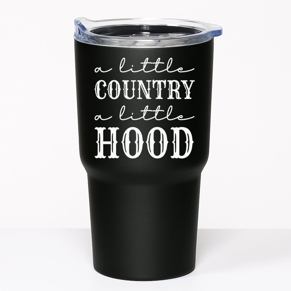 A Little Country A Little Hood Southern Tumbler