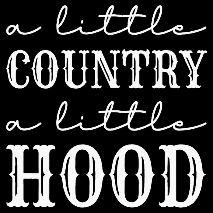 A Little Country A Little Hood Southern Premium T-Shirt