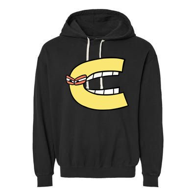 Alphabet Lore C Garment-Dyed Fleece Hoodie