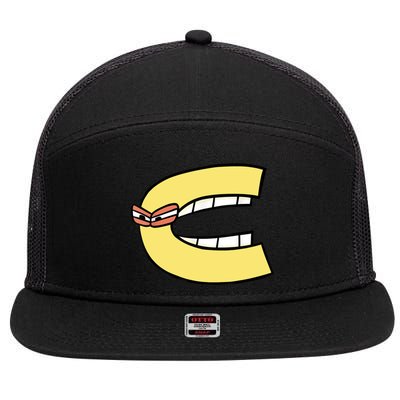 Alphabet Lore C 7 Panel Mesh Trucker Snapback Hat