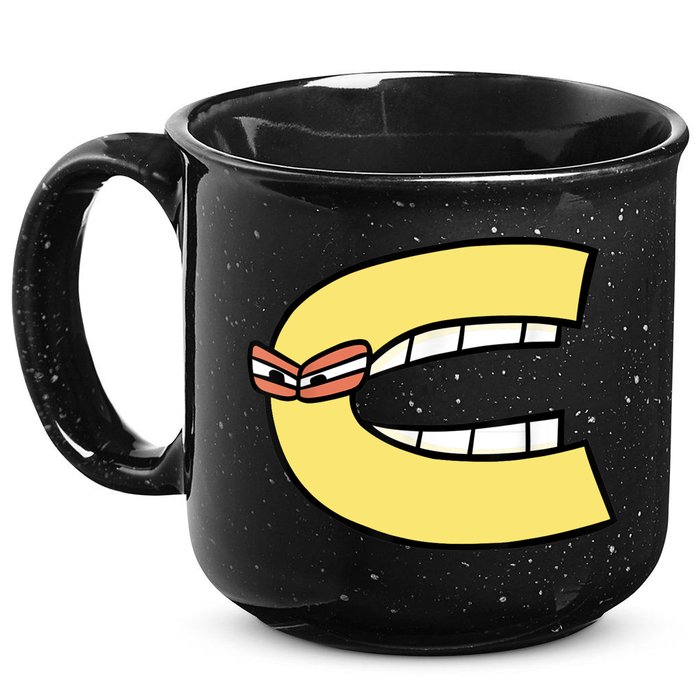 Alphabet Lore C 15oz Campfire Ceramic Mug