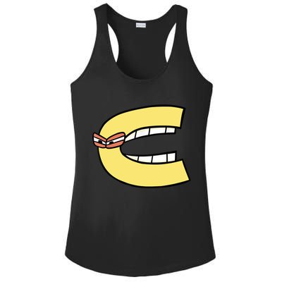 Alphabet Lore C Ladies PosiCharge Competitor Racerback Tank