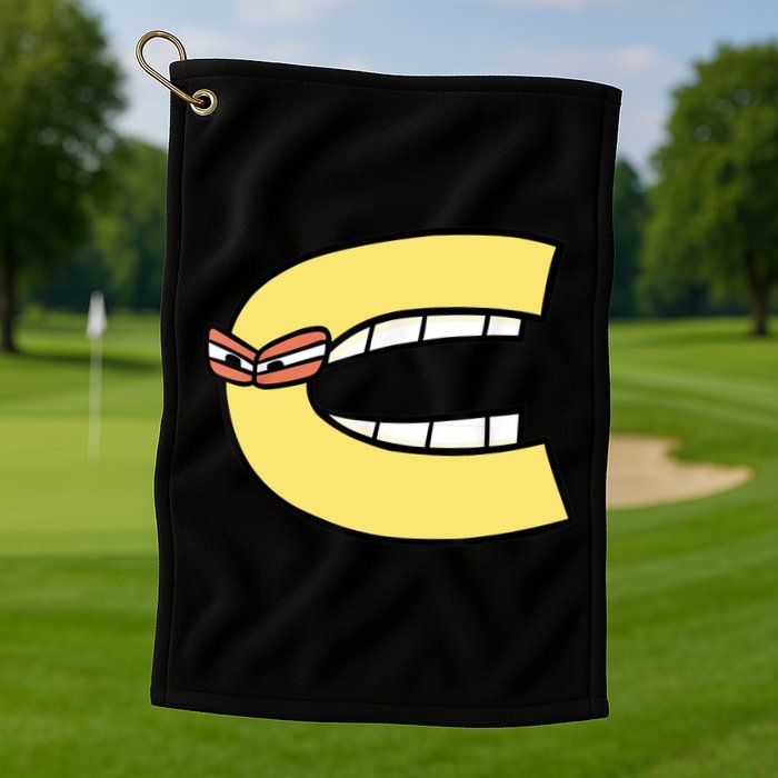 Alphabet Lore C Golf Towel