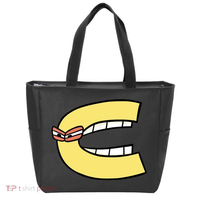 Alphabet Lore C Zip Tote Bag