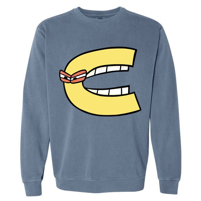 Alphabet Lore C Garment-Dyed Sweatshirt