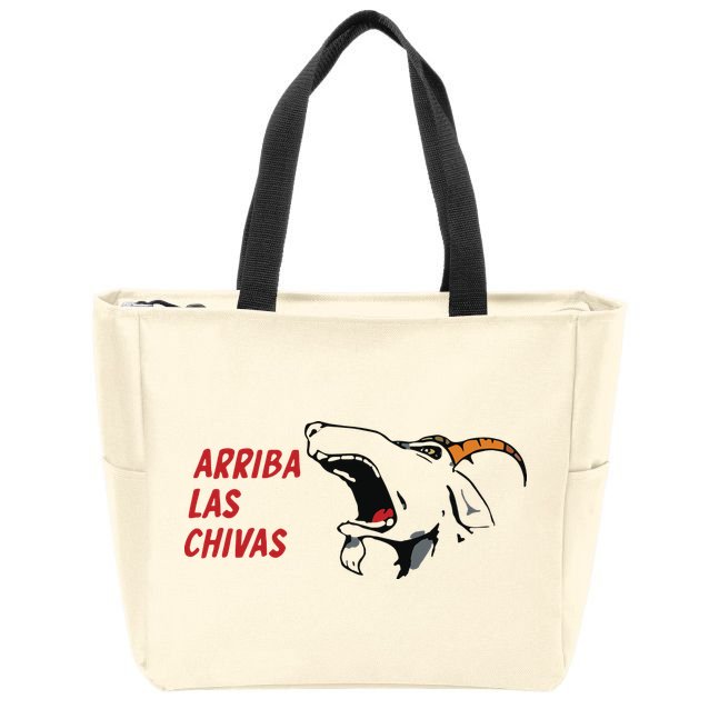 Arriba Las Chivas Zip Tote Bag