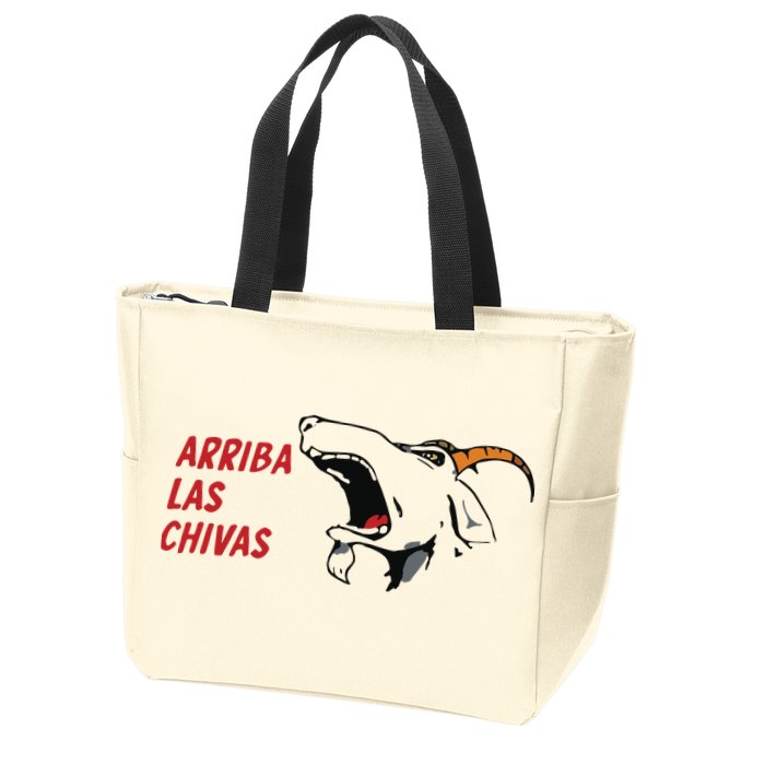 Arriba Las Chivas Zip Tote Bag