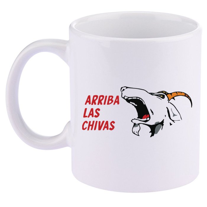 Arriba Las Chivas 11oz C Handle Ceramic Mug