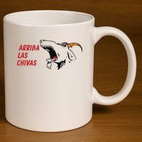 Arriba Las Chivas 11oz C Handle Ceramic Mug