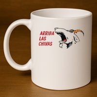 Arriba Las Chivas 11oz C Handle Ceramic Mug