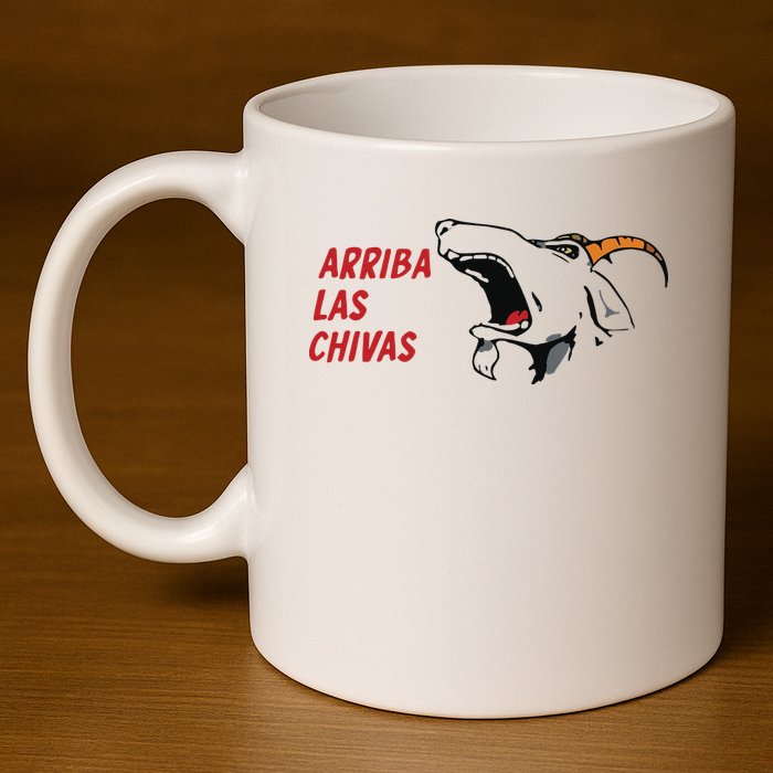 Arriba Las Chivas 11oz C Handle Ceramic Mug