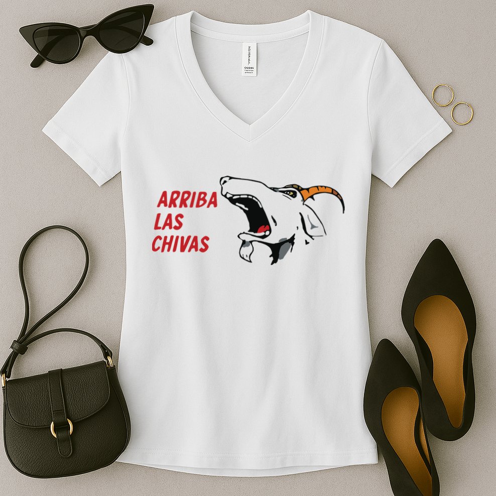 Arriba Las Chivas Women's V-Neck T-Shirt