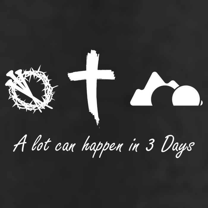 A Lot Can Happen In 3 Days Jesus Cross Easter Christian Golf Towel