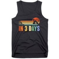 A Lot Can Happen In 3 Days Retro Vintage Sunset Tank Top