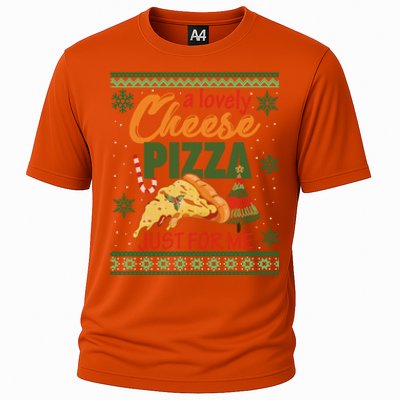 A Lovely Cheese Pizza Just For Me Alone Home Christmas Gift Cooling Performance Crew T-Shirt