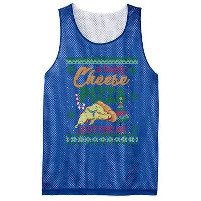 A Lovely Cheese Pizza Just For Me Alone Home Christmas Gift Mesh Reversible Basketball Jersey Tank