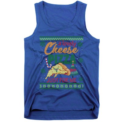 A Lovely Cheese Pizza Just For Me Alone Home Christmas Gift Tank Top