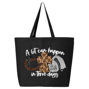 A Lot Can Happen In Three Days Women Men Christian Easter 25L Jumbo Tote