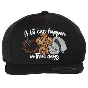 A Lot Can Happen In Three Days Women Men Christian Easter Wool Snapback Cap