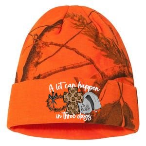 A Lot Can Happen In Three Days Women Men Christian Easter Kati Licensed 12" Camo Beanie