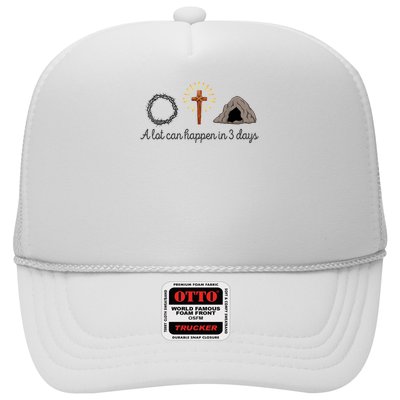 A Lot Can Happen in 3 Days Christian Easter Day Trucker Hat